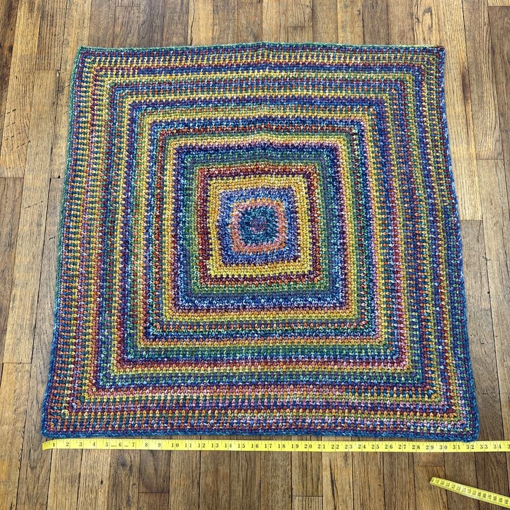 HandMade! Crocheted Baby Blanket Square